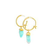 Zarna Drop 18k Gold Plated Sterling Silver Earrings