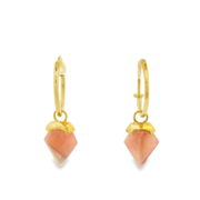 Aurika Drop 18k Gold Plated Sterling Silver Earrings