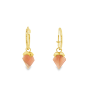 Aurika Drop 18k Gold Plated Sterling Silver Earrings