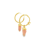 Aurika Drop 18k Gold Plated Sterling Silver Earrings