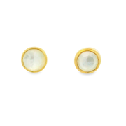Brillia 18k Gold Plated Sterling Silver Earrings