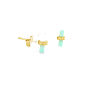 Emerelle 18k Gold Plated Sterling Silver Earrings