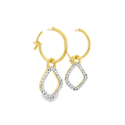 Zariya 18k Gold Plated Sterling Silver Earrings