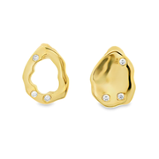 Goldora 18k Gold Plated Sterling Silver Earrings