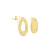 Goldora 18k Gold Plated Sterling Silver Earrings
