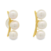 Ivorya 18k Gold Plated Sterling Silver Earrings