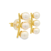 Ivorya 18k Gold Plated Sterling Silver Earrings