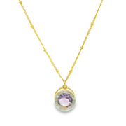 Auriana 18K Gold Plated Sterling Silver Pendant Chain Necklace