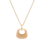 Ziva 18K Gold Plated Sterling Silver Pendant Chain Necklace
