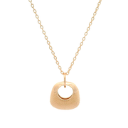 Ziva 18K Gold Plated Sterling Silver Pendant Chain Necklace