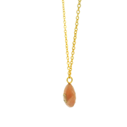 Liora One Drop 18K Gold Plated Sterling Silver Pendant Chain Necklace