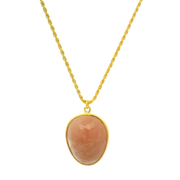 Solstice 18K Gold Plated Sterling Silver Pendant Chain Necklace