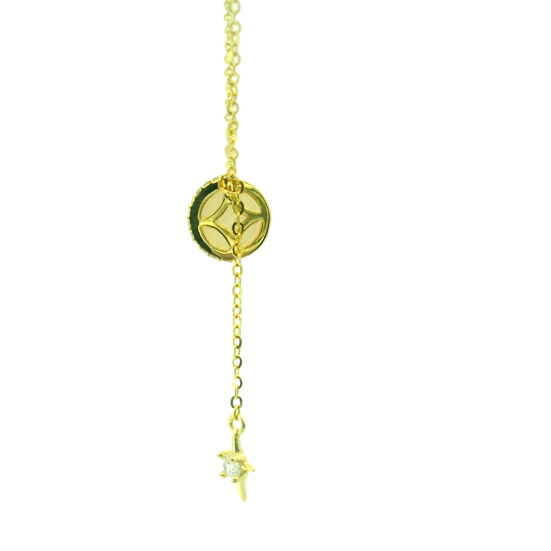 Solace 925 sterling silver pendants chain set
