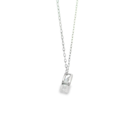 Dewdrop 925 Sterling Silver Chain Pendant Set