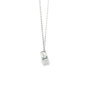 Dewdrop 925 Sterling Silver Chain Pendant Set