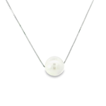 Load image into Gallery viewer, Pearl Frost 925 Sterling Silver Chain Pendant Set
