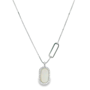 Mirae 925 Sterling Silver Chain Pendant Set