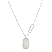 Mirae 925 Sterling Silver Chain Pendant Set