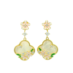 Load image into Gallery viewer, Amira Flower 925 sterling silver earrings
