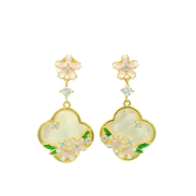 Amira Flower 925 sterling silver earrings