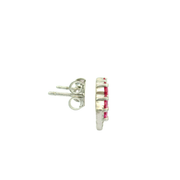 Opal 925 sterling silver earrings