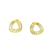 Whirl 925 sterling silver earrings