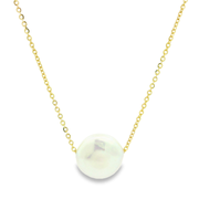 Pearl Bloom 925 sterling silver pendants chain set