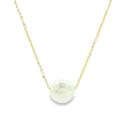 Pearl Bloom 925 sterling silver pendants chain set