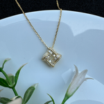 Load image into Gallery viewer, Eternal Frame Golden Sterling Silver Pendant Chain
