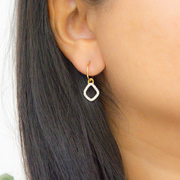 Zariya 18k Gold Plated Sterling Silver Earrings