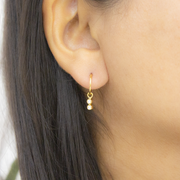 Ivorya 18k Gold Plated Sterling Silver Earrings