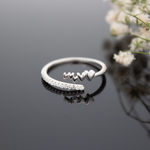 Load image into Gallery viewer, Eclipse Sterling Silver Adjustable Ring
