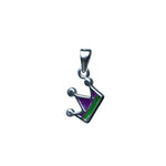 Load image into Gallery viewer, Ontique 925 Silver Crown Shaped Pendant For Kids
