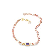 Celestia 18k Gold Plated Sterling Silver Bracelet