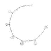 Evil Eye charm 925 Sterling Silver Bracelet