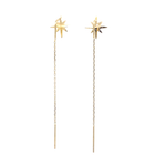 Load image into Gallery viewer, Radiant Threader 925 sterling silver earrings
