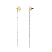 Radiant Threader 925 sterling silver earrings