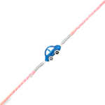 Load image into Gallery viewer, Silver Car Rakhi for Kids

