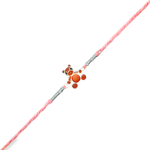 Load image into Gallery viewer, Silver Teddy Bear rakhi for kids
