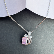 Water Lily Sterling Silver Pendant Chain