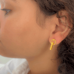 Load image into Gallery viewer, Golden Vogue Hoop Earrings For Women
