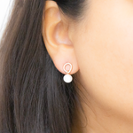 Load image into Gallery viewer, Orin Rose Gold 18k Gold Plated Sterling Silver Earrings
