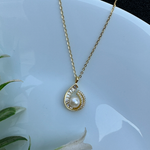 Load image into Gallery viewer, Pearl Blossom Golden Sterling Silver Pendant Chain
