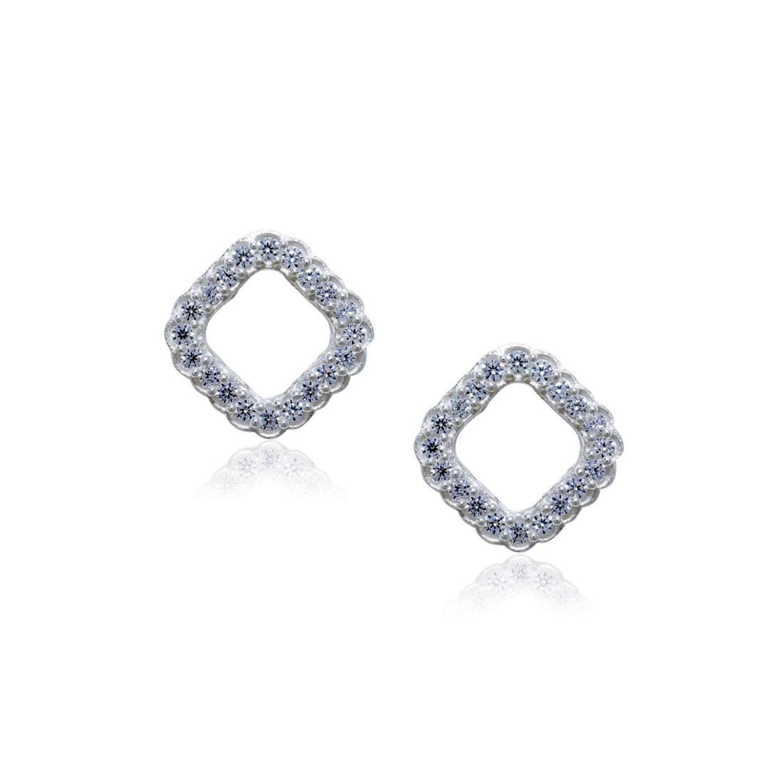 Rom com diamond Stud Earrings