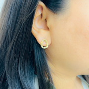 Goldora 18k Gold Plated Sterling Silver Earrings