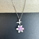 Load image into Gallery viewer, Blooming Orchid Sterling Silver Pendant Chain
