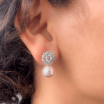 Load image into Gallery viewer, Blush affair Pearl Earrings
