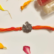 Silver Peacock Rakhi