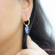 Unfinished Natural Stone Drop Earrings