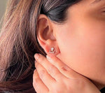 Load image into Gallery viewer, Crown Diamond Stud Earring
